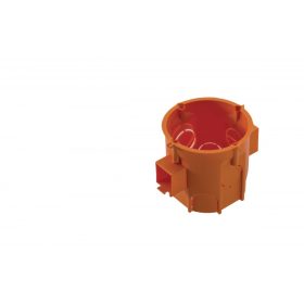   Műanyag szerelvénydoboz, mély, sorolható, narancssárga, 60mm