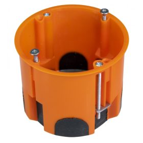 Szerelvénydoboz gipszkartonfalhoz, 70x60mm, gumis