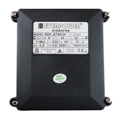 Házi vízmű, házi vízellátó hidrofor szivattyúk 0.8kw + 24L