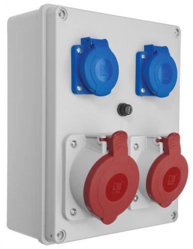 R-BOX 240, 1x32A/5p, 1x16A/5p, 2x250V