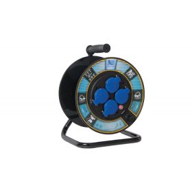   Üres kábeldob Ø250, 4x16A /230V, hőkioldó biztosítékkal; IP44