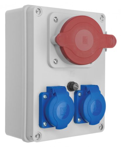 R-BOX 190, 1x32A/5p, 2x250V