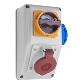   R-BOX KOMPAKT 1x16A/5p, 1x250V, 0/1 kétállású főkapcsoló
