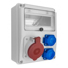 R-BOX 240 8S 1x32/5, 2x230V, füst színű üveg