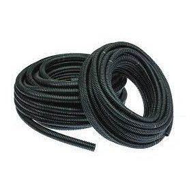 Gégecső, 20mm, fekete, UV-álló (25m-es tekercs)
