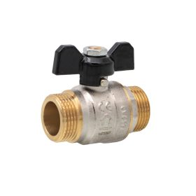   Sárgaréz golyóscsap pillangó karos 3/4" KK  FIX (ERMETIQ)