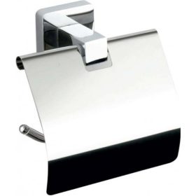 Fali wc.papír tartó szögletes króm