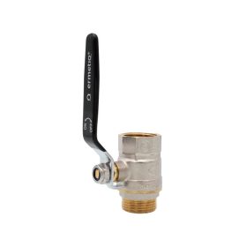   Sárgaréz golyóscsap karos fogantyúval 6/4" KB FIX  (ERMETIQ)