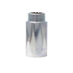 Krómozott csaphosszabbító sárgaréz 1/2"x40mm