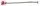 Flexibilis bekötőcső vízhez inoxal 1/2-1/2" 80cm BB