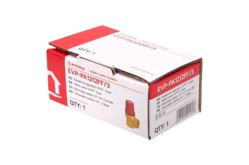 Biztonsági szelep 1/2" 3 bar
