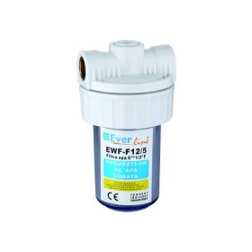   Vízszűrő poharas 5"   1/2" ,polyfoszfáttal, tartóval, szerelőkulcsal