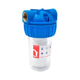   Vízszűrő poharas   7"    1" + pamut patronnal, tartóval, szerelőkulcsal