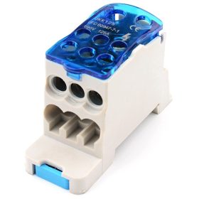   Fővezetéki leágazó sorkapocs 1x10-35, 7x2,5-16, elosztóblokk 125A