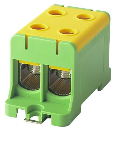 Fővezetéki sorkapocs, 2x16-95mm2, sárga-zöld