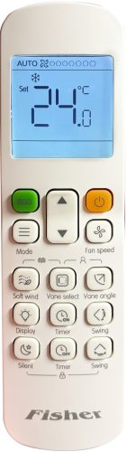 Fisher két csöves magasfali fan-coil 2,7/3,29 kW