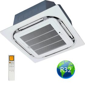   FISHER FSKIF-480CE3/FSOIF-480CE3-3F (beltéri +kültéri egys + panel) Kazettás split klíma 14,0 kW, Inverter,Hösziv., R32, 400V