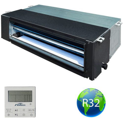 FISHER FSLUIF-180CE3/FSOIF-180CE3 (beltéri +kültéri egység) Légcsatornás split klíma 5,3 kW,Inverter,Hősziv.,R32
