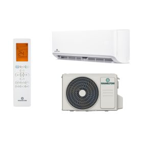   HAMILTON Digital HAWI-90A / HAOI-90A (beltéri +kültéri egység) Oldalfali split klíma  2,6 kW, Hősziv,Inverteres, R32, WIFI