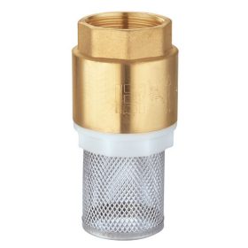   Visszacsapószelep szűrőkosárral műanyag tányéros 3/4"