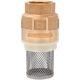   Visszacsapószelep szűrőkosárral réz tányéros    2"