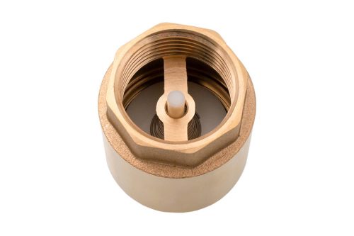 Visszacsapószelep műanyag tányéros 6/4"