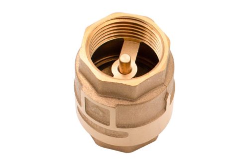 Visszacsapószelep réz tányéros  5/4"