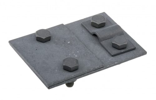Horganyzott összekötő elem, 100x65mm, (4xM8-as csavar)
