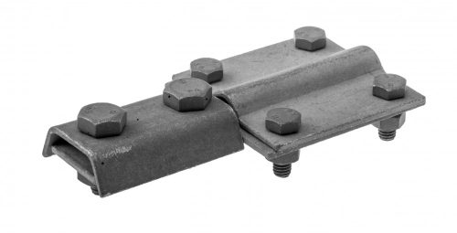 Horganyzott összekötő elem, 57x57x57mm, (4xM6-os csavar)