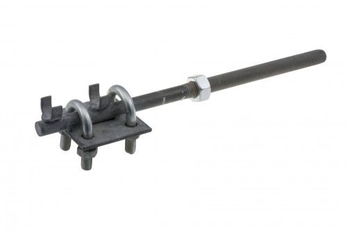 Villámvédelmi vezetékfeszítő, rögzítővel, 220mm, M12 csavar