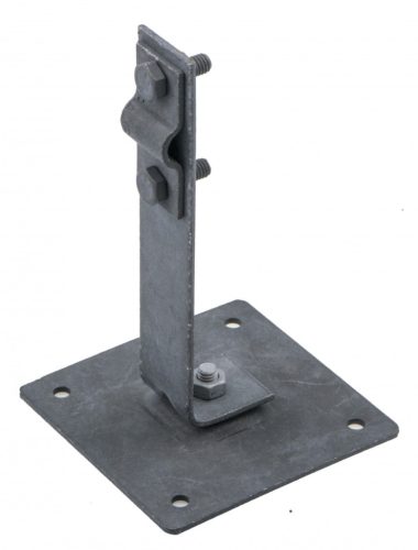 Tartó aszfalt alaphoz, 120mm, horganyzott