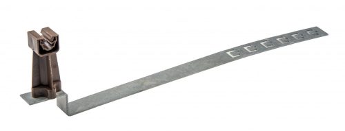 Tetőcserép tartó, állítható, Hossz=420mm, horganyzott (vezeték átmérő: 8mm)