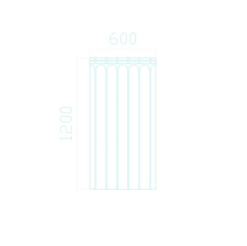 Thermetiq padlófűtés vezető lemez 1200X600X20mm 0,72m2