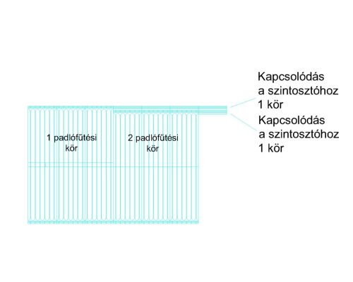 Thermetiq padlófűtés vezető lemez 1200X600X20mm 0,72m2