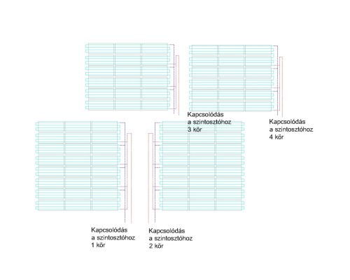 Thermetiq padlófűtés vezető lemez 1200X600X20mm 0,72m2