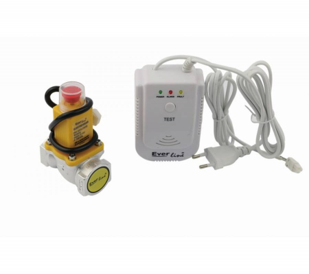 Gáz érzékelő mágnesszeleppel 220V 3/4 Földgáz és LPG